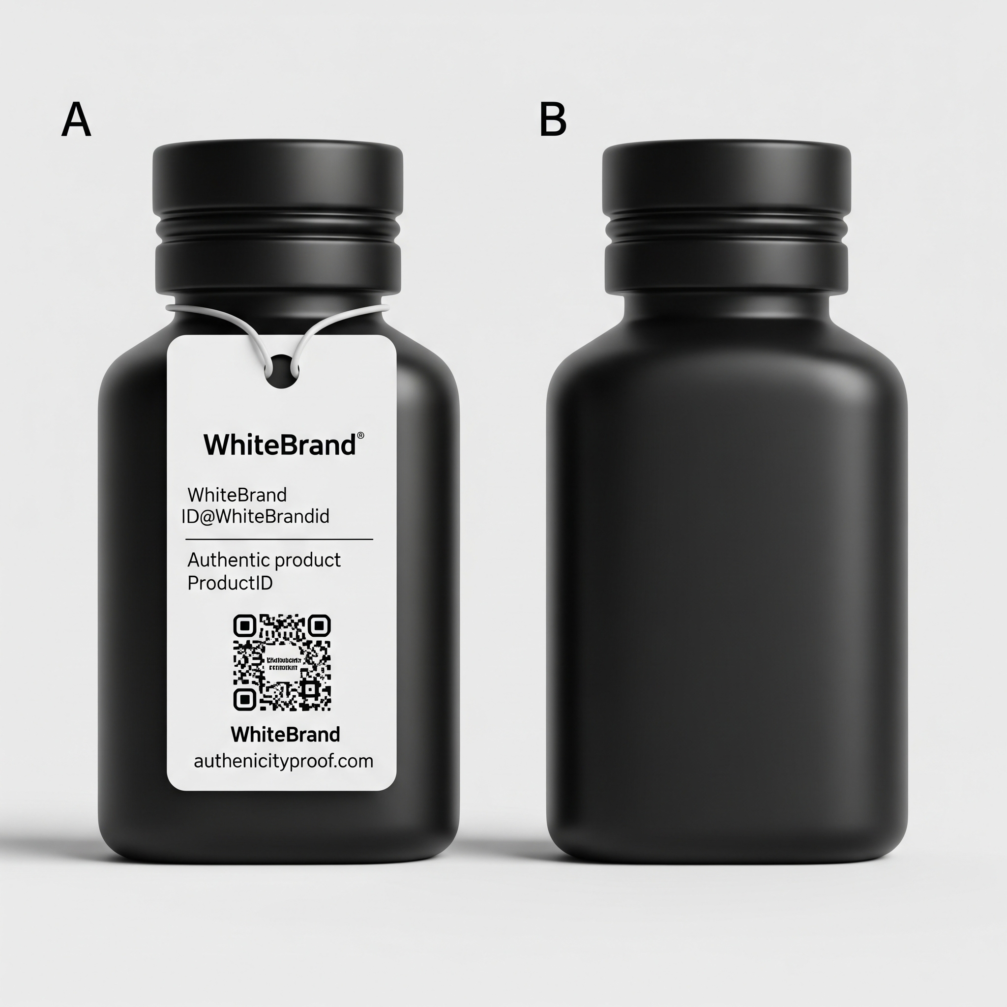 B2B scenario where businesses choose product with AuthenticityProof verification